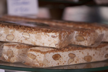 closeup photo of nougat candy