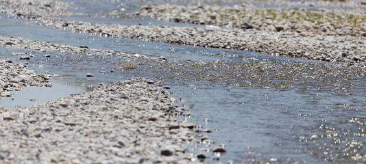 shore of a small river