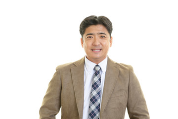笑顔のビジネスマン