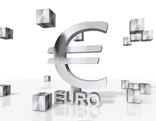 construction of a Euro icon