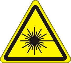 Warnzeichen, Laser
