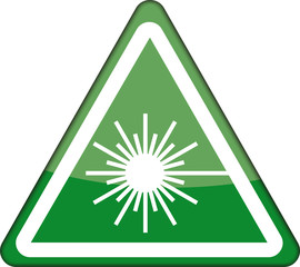 Warnzeichen, Laser