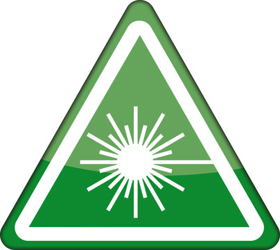 Warnzeichen, Laser