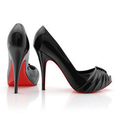 black women stiletto high heel shoes