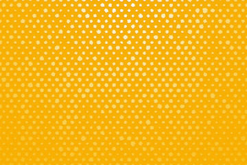 Yellow background with white spots