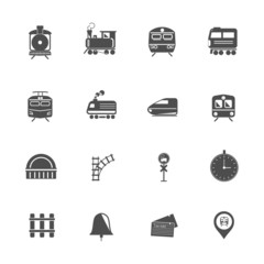 Train Transport Icons