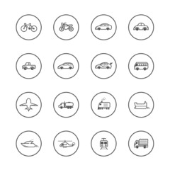 Transport Icons Vector
