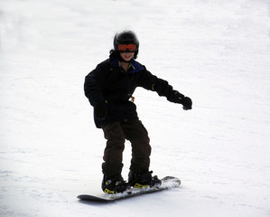 Fototapeta na wymiar Snowboarding 1