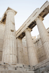 Fototapeta premium Columns in Temple of Athena Nike