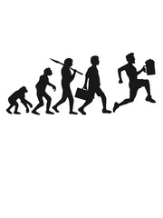 Evolution Bier Rennen Saufen