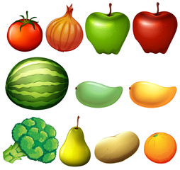 Different fruits