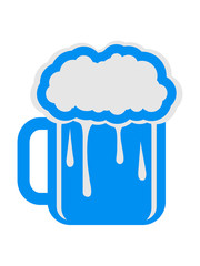 Oktoberfest Krug Glas Bier