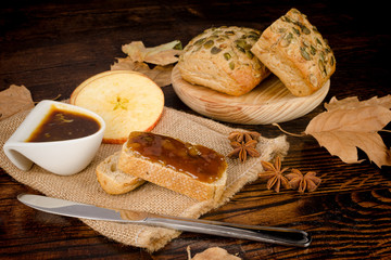 Homemade apple butter