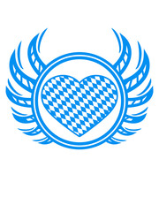 Oktoberfest Herz Logo Design