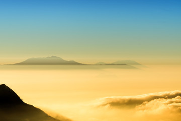 Fototapeta na wymiar sunrise view of Mount Bromo