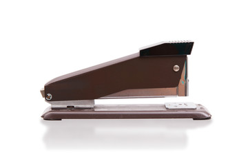 Old brown stapler