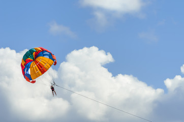parasailing