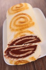 chocolate swiss roll