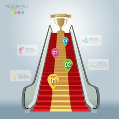 Info graphics vector design template