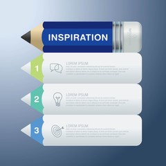 Info graphics vector design template