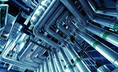 Industrial zone, Steel pipelines and equipment