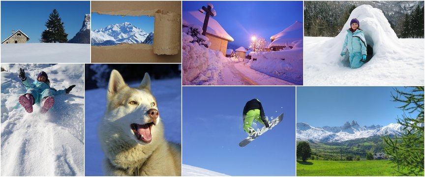 vacances d'hiver - alpes