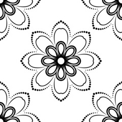 Orient Seamless  Pattern. Abstract Background