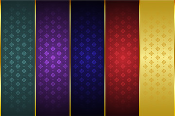 Thai Art Pattern Background