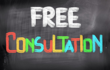 Fototapeta premium Free Consultation Concept