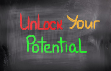 Unlock Your Potential Concept