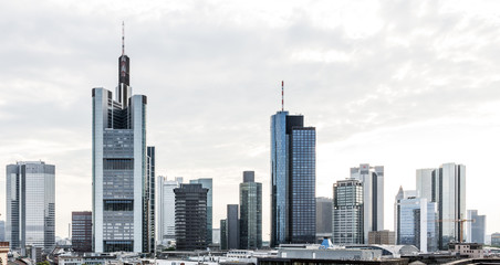 Frankfurt Skyline - obrazy, fototapety, plakaty
