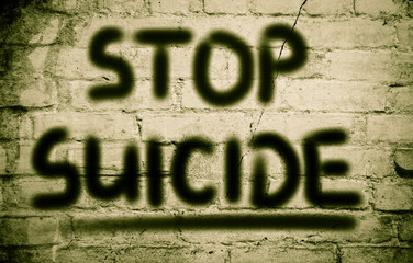 Stop Suicide Concept