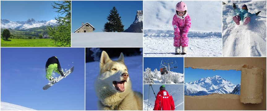 vacances d'hiver - alpes