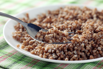 Boiled buckwheat