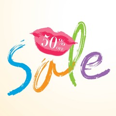 Lipstick kiss, sale