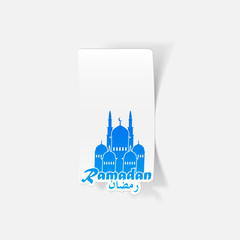 realistic design element: mosque