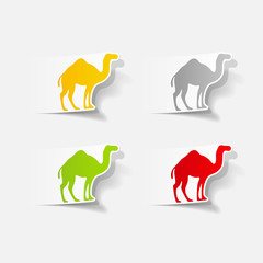 realistic design element: camel
