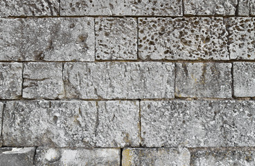 Obraz premium Close up of old stone masonry