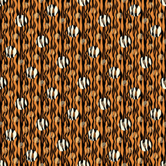 Seamless striped patterned frame