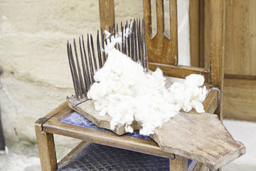 Virgin wool craft
