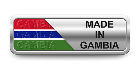 Made in Gambia Button