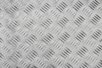 Closeup of metal plate