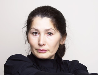 Portrait of the woman.