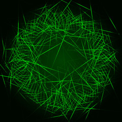 Smooth technology light lines vector background.