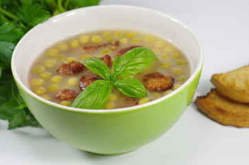 appetizing pea soup