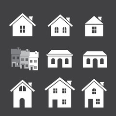 house icon set