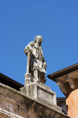 Fototapeta na wymiar Scipione Maffei Statue - Verona Italy