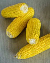 Grains of ripe corn