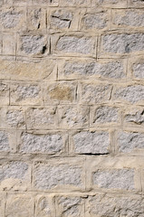 Old stone wall closeup