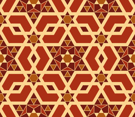 Mosaic seamless pattern. Editable vector file